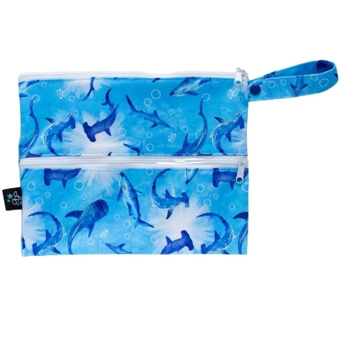 Just in Case (small) Wet/Dry Bag Sharkies – Lalabye Baby