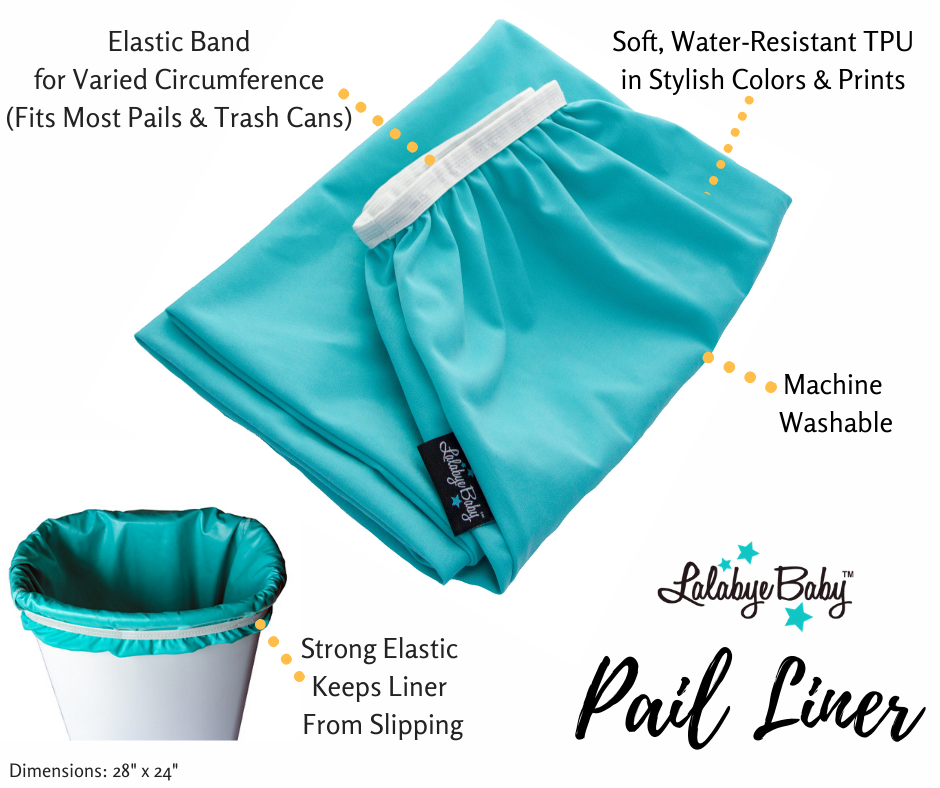 Pail Liner details - Shows where the elastic is