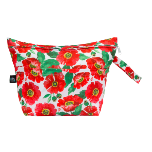 Quick-Trip (medium) Wet/Dry Bag - Poppies